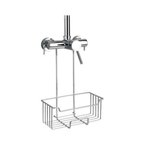 WENKO 23499100 - Sprchová polička MILO 25x36 cm nerez/stříbrná/čirá 23499100 obraz