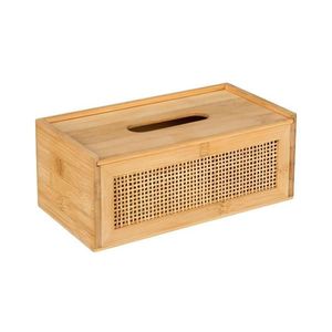 WENKO 25607100 - Box na kapesníky ALLEGRE 25x13 cm hnědá 25607100 obraz