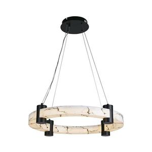 Searchlight 10868-1BK - LED Lustr na lanku MOONBEAM LED/29W/230V 10868-1BK obraz