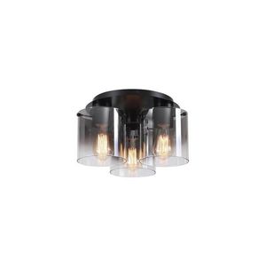 Searchlight 88911-3BK - Stropní svítidlo SWEDEN 3xE27/60W/230V pr.39 cm čer/kouř 88911-3BK obraz