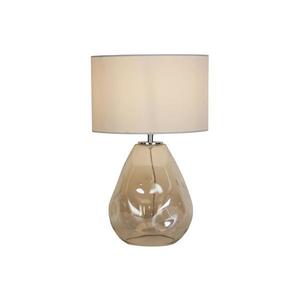 Searchlight EU65420CP - Stolní lampa DEVON 1xE27/60W/230V šedá/kouřová EU65420CP obraz