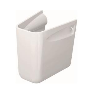 Duravit 8571800002 - Kryt na sifon D-CODE 30x26, 8 cm keramika/lesklá bílá 08571800002 obraz