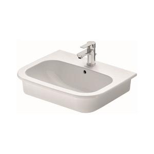 Duravit 337540000 - Zápustné umyvadlo D-CODE 54, 5x43, 5 cm keramika/lesklá bílá 0337540000 obraz