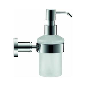 Duravit 99161000 -Nástěnný dávkovač mýdla D-CODE 390 ml mléčné sklo/lesklý chrom 0099161000 obraz