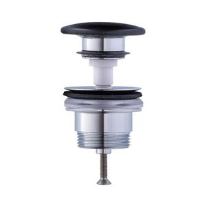 Duravit 50791300 - Umyvadlová výpusť PUSH-OPEN pr. 6, 5 cm matný antracit 0050791300 obraz