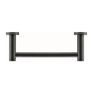 Duravit 99144600 - Vanový úchyt D-CODE 28, 4 cm matná černá 0099144600 obraz