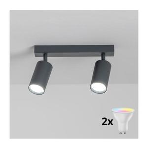 Brilagi - LED Stmívatelné bodové svítidlo SELE 2xGU10/6, 5W/230V antracit BG1631+AI1829 obraz