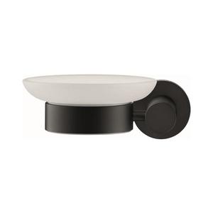 Duravit 99174600 - Nástěnná mýdlenka D-CODE levá matná černá 0099174600 obraz