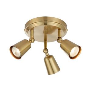 Markslöjd 108980 - Bodové svítidlo TINY 3xGU10/7W/230V mosaz 108980 obraz