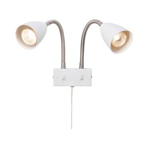 Markslöjd 108900 - Nástěnné bodové svítidlo CIRO 2xGU10/7W/230V bílá 108900 obraz