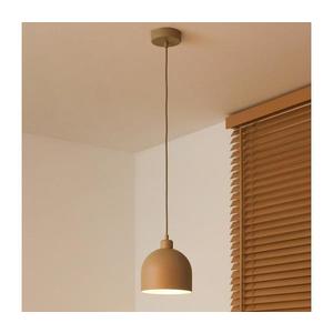 - Lustr na lanku IRONLINE 1xE27/15W/230V pr. 17 cm béžová 70521 obraz