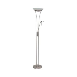Brilliant - LED Stmívatelná stojací lampa FINN 2xLED/13W/230V matný chrom G93035/13 obraz