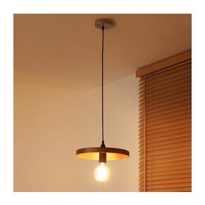 - Lustr na lanku IRONLINE 1xE27/15W/230V pr. 30 cm měděná/černá 70576 obraz