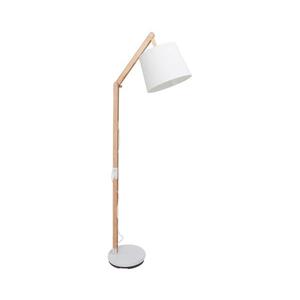 Brilliant - Stojací lampa CARLYN 1xE27/60W/230V borovice/bílá 09958A75 obraz