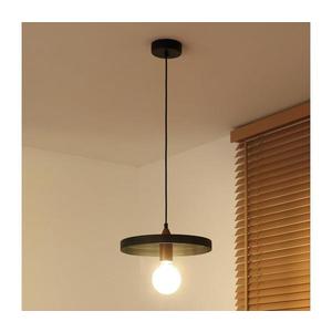 - Lustr na lanku IRONLINE 1xE27/15W/230V pr. 30 cm černá/měděná 70583 obraz