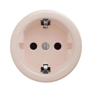 lap - Retro zásuvka domovní bez rámečku SCHUKO 230V/16A starorůžová R/ZS obraz