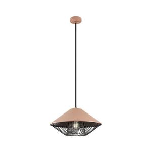 Redo 01-3005 - Lustr na lanku GRILL 1xE27/42W/230V pr. 39, 6 cm černá/hnědá 01-3005 obraz