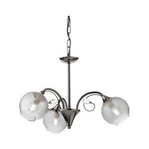 Redo 02-972 - Lustr na řetězu ASPERA 3xE14/28W/230V pr. 52 cm černá 02-972 obraz