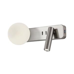 Redo 01-2993 - LED Nástěnné svítidlo OASIS LED/3W/230V+1xG9/10W USB CRI 90 chrom 01-2993 obraz