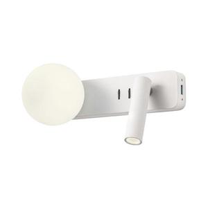 Redo 01-2991 - LED Nástěnné svítidlo OASIS LED/3W/230V+1xG9/10W USB CRI 90 bílá 01-2991 obraz