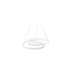 Redo 01-1888 - LED Stm lustr na lanku TORSION LED/29W/230V 4000K pr. 55 cm bílá 01-1888 obraz