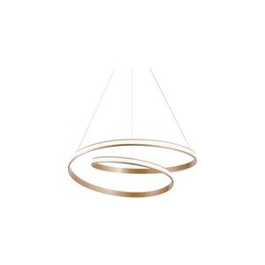 Redo 01-1891 - LED Stm lustr na lanku TORSION LED/35W/230V 4000K pr. 75 cm bronz 01-1891 obraz