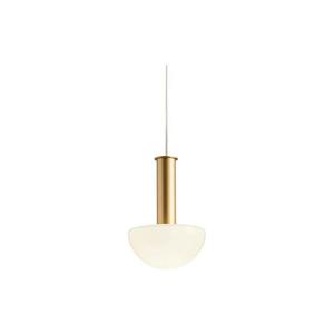 Redo 01-2474 - Lustr na lanku LUMIEN 1xG9/10W/230V pr. 13 cm zlatá/bílá 01-2474 obraz
