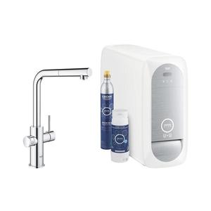 GROHE 31539000 - Dřezová baterie BLUE HOME L-výpusť lesklý chrom 31539000 obraz