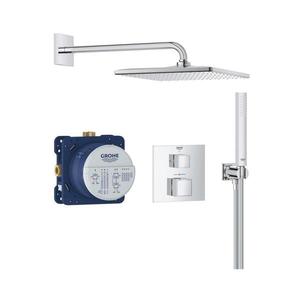 GROHE 34879000 - Podomítkový sprchový systém PRECISION CUBE 310 × 310 mm chrom 34879000 obraz