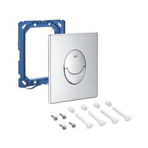 GROHE 42304000 - Splachovací tlačítko SKATE AIR 156 × 197 mm lesklý chrom 42304000 obraz