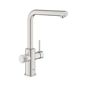 GROHE 30601DC0 - Dřezová baterie BLUE PURE s výsuvnou koncovkou nerez 30601DC0 obraz