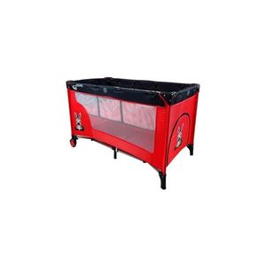 COSING - Cestovní postýlka s polohováním ADAM Zebra Red C-0141R obraz
