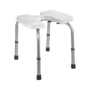 WENKO 206051100-Stolička SECURA 46x53, 5 cm bílá/stříbrná 206051100 obraz