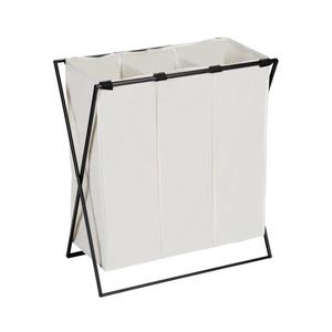 WENKO 71298800 - Koš na prádlo TRIO 69x76 cm krémová/černá 71298800 obraz