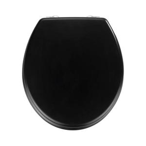 WENKO 20077100-WC sedátko PRIMA 37x41 cm černá/stříbrná 20077100 obraz