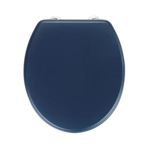 WENKO 25172100-WC sedátko PRIMA 37x41 cm modrá/stříbrná 25172100 obraz