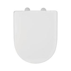 WENKO 24988100-WC sedátko EXCLUSIVE 45x36, 5 cm bílá/stříbrná 24988100 obraz