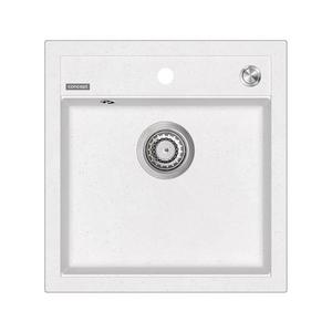 Concept DG00C50WH - Kuchyňský dřez CUBIS 49x51 cm granit/bílá DG00C50WH obraz
