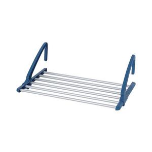 WENKO 63005800 - Sušák prádla 37, 5x21 cm nerez/stříbrná/modrá 63005800 obraz