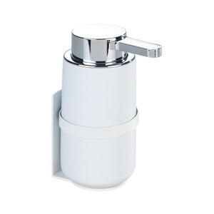 WENKO 54655100 - Dávkovač mýdla WOYA 250 ml bílá/lesk. chrom 54655100 obraz