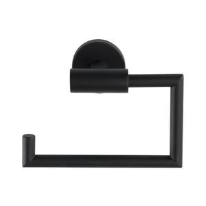 WENKO 24240100-Držák toaletního papíru BOSIO BLACK 15x10, 5 cm nerez/stříbrná 24240100 obraz