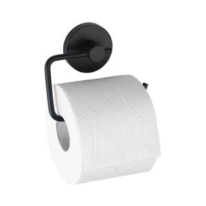 WENKO 24738100-Držák toaletního papíru VACUUM-LOC RUND SCHW 13, 5x10, 5 cm černá 24738100 obraz