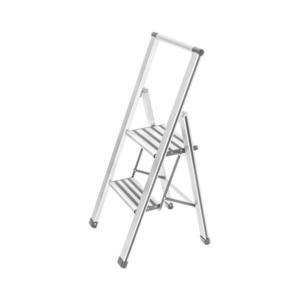 WENKO 601015100 - Schůdky ALU-DESIGN 44x101 cm bílá/šedá 601015100 obraz