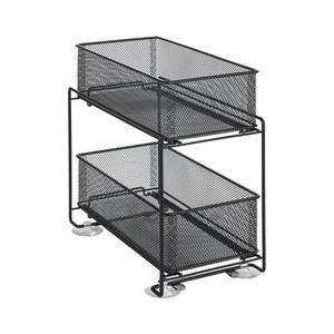 WENKO 69768800 - Držák zásuvky GIOMA 35x33, 5 cm černá 69768800 obraz