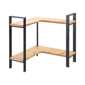 WENKO 53028100 - Polička LOU 30x33 cm černá/hnědá 53028100 obraz