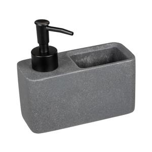 WENKO 54669100 - Dávkovač mýdla RESA 14, 5x14, 3 cm šedá/černá 54669100 obraz