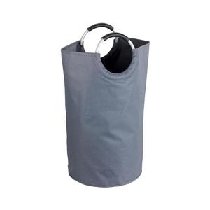 WENKO 3440803100 - Koš na prádlo JUMBO 38x72 cm antracit/stříbrná/černá 3440803100 obraz