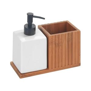 WENKO 54944100 - Dávkovač mýdla MERA 18, 5x17 cm hnědá 54944100 obraz