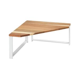 WENKO 53026100 - Polička LOUISA 30x30 cm bílá/hnědá 53026100 obraz