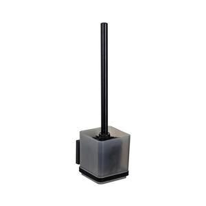 WENKO 71450800 - WC set VACUUM-LOC QUADRO ED 9, 5x37 cm černá 71450800 obraz